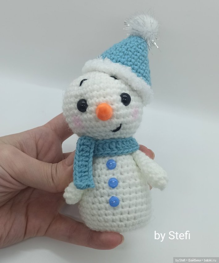 Снеговичок — Вязаные игрушки и амигуруми: крючком (фото 3)