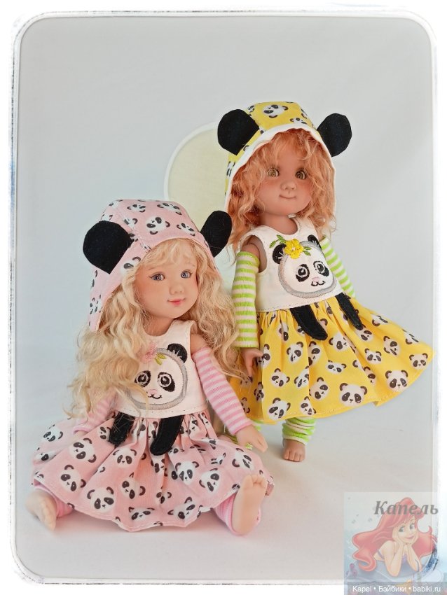 Новые наряды "ПАНДОЧКИ" для куколок Оксаны Мироновой - Miroxdolls (фото 4)