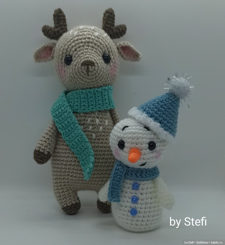 Оленяшка — Вязаные игрушки и амигуруми: крючком (фото 7)