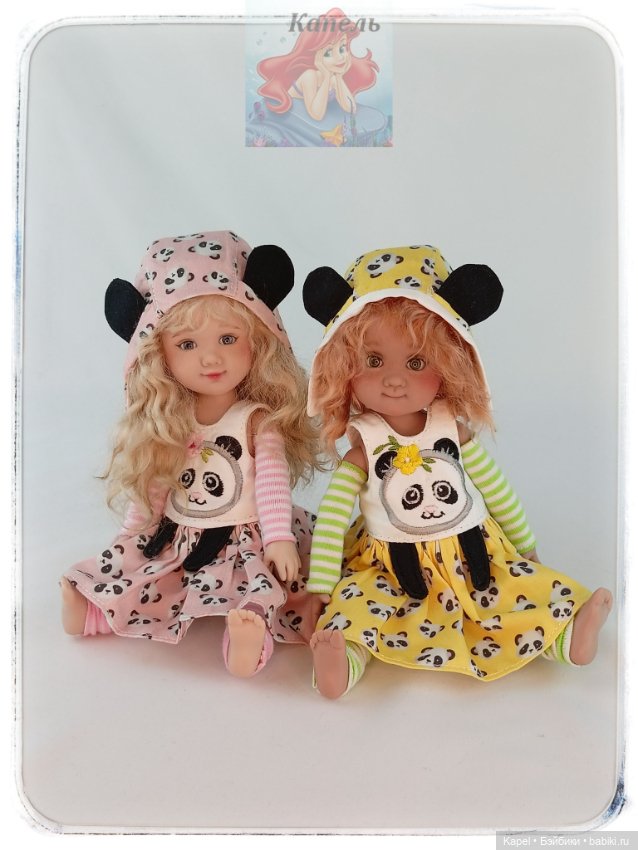 Новые наряды "ПАНДОЧКИ" для куколок Оксаны Мироновой - Miroxdolls (фото 2)