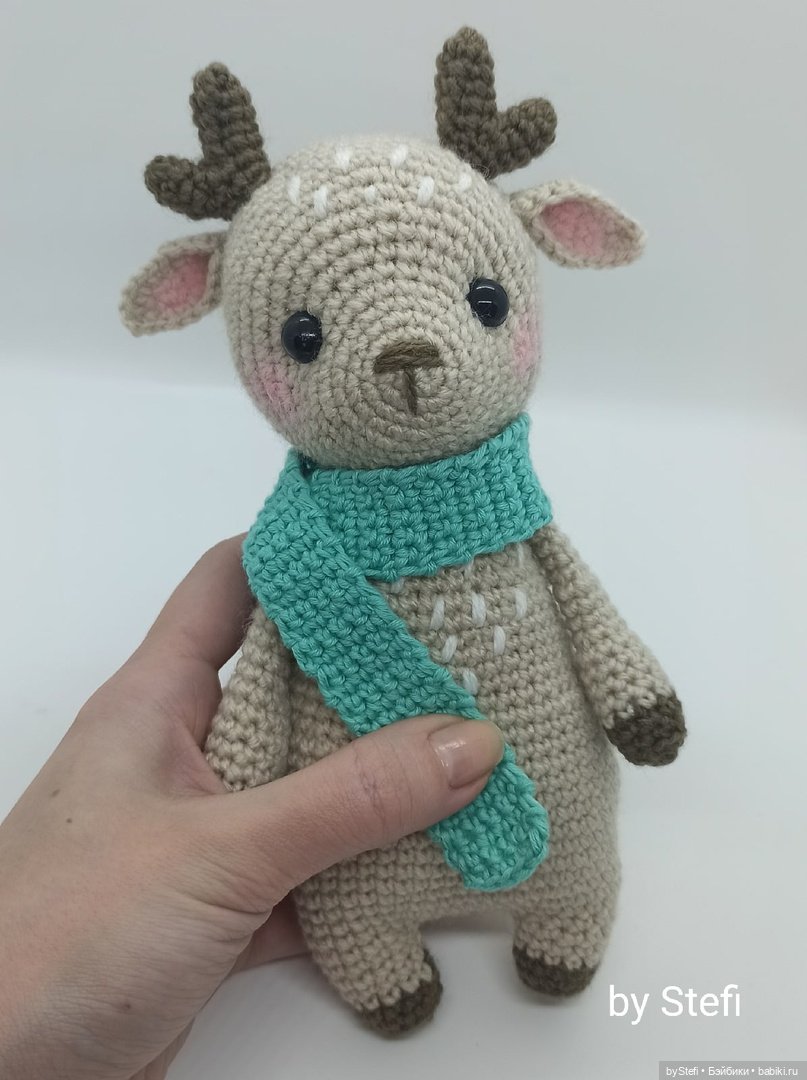 Оленяшка — Вязаные игрушки и амигуруми: крючком (фото 6)