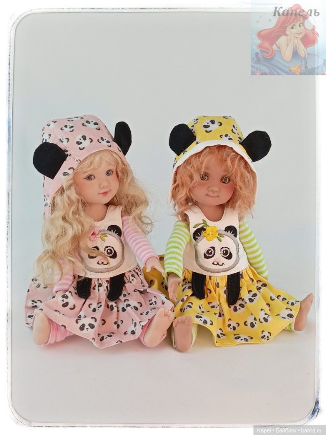 Новые наряды "ПАНДОЧКИ" для куколок Оксаны Мироновой - Miroxdolls