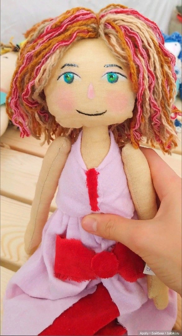 Алиса — Авторские текстильные куклы: Вальдорфские (фото 3)