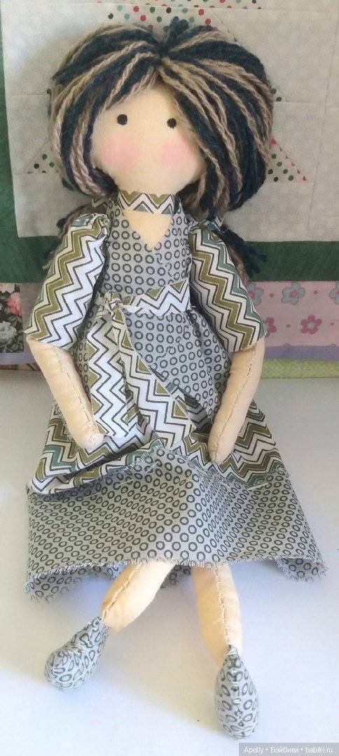 Мышуня и её мышата — Авторские текстильные куклы: Вальдорфские (фото 3)