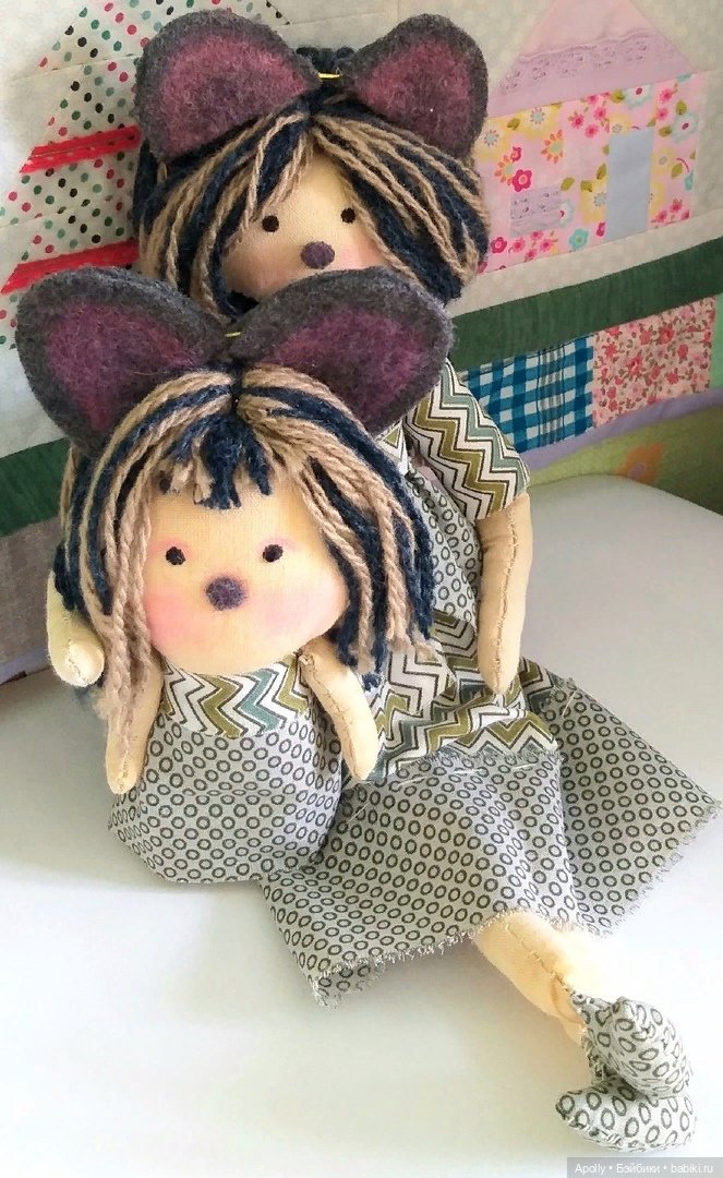 Малышка Мыша — Авторские текстильные куклы: Вальдорфские