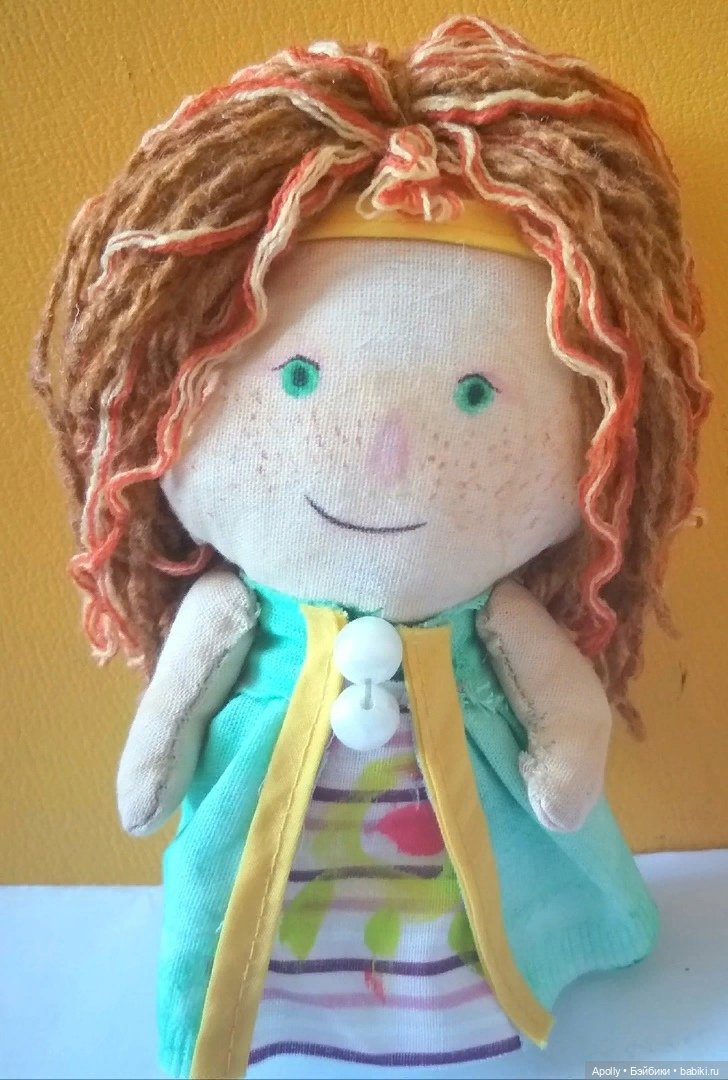 Рыжуля — Авторские текстильные куклы: Вальдорфские (фото 2)