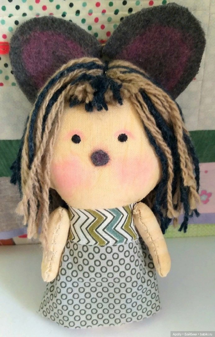 Малышка Мыша — Авторские текстильные куклы: Вальдорфские (фото 2)