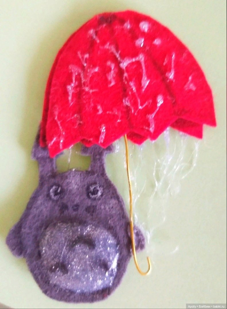 Брошки тоторо — Авторские украшения и аксессуары для кукол: фото (фото 3)