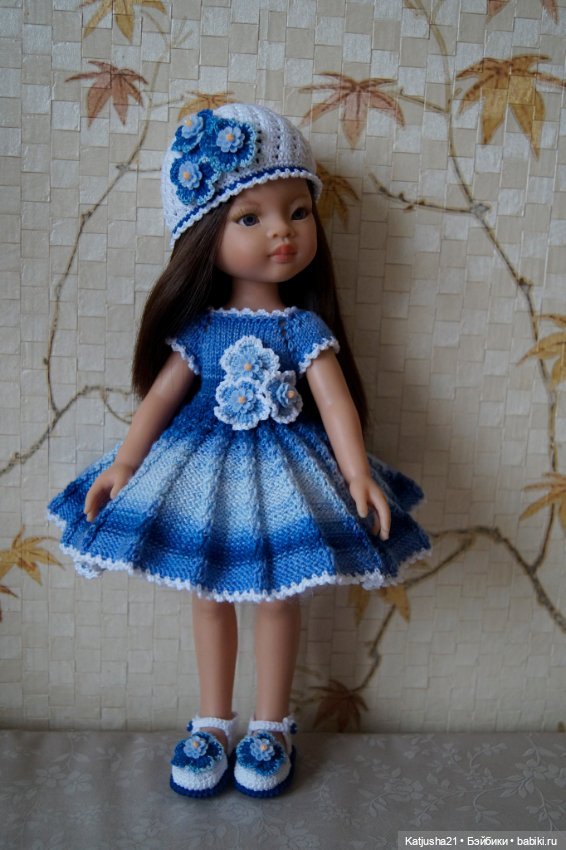 Наряд "Василек" для куколки Паола Рейна