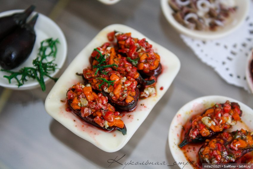 Вкусная осень... или фаршированные баклажаны