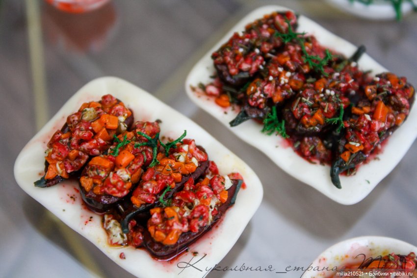 Вкусная осень... или фаршированные баклажаны