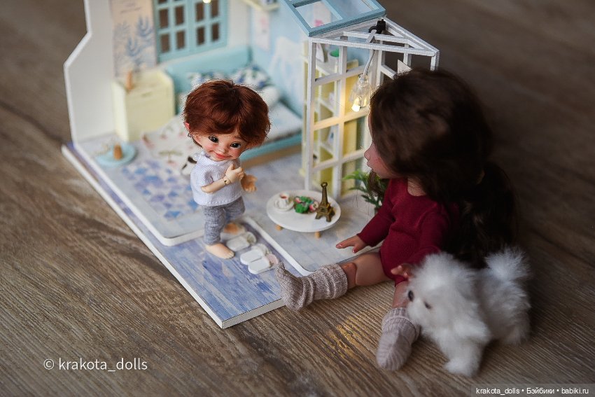 Комнатка для эльфа — Румбоксы и кукольные интерьеры: фото (фото 9)