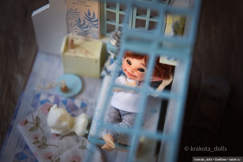 Комнатка для эльфа — Румбоксы и кукольные интерьеры: фото (фото 2)