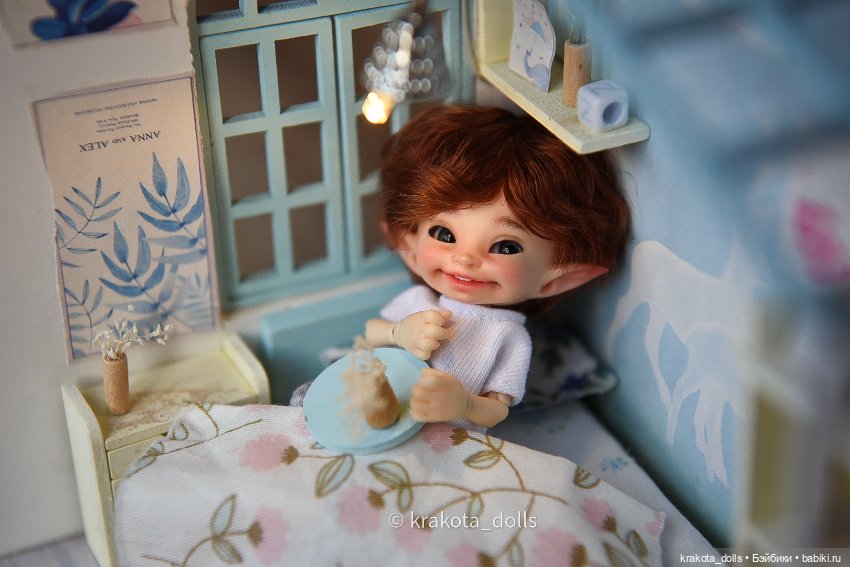 Комнатка для эльфа — Румбоксы и кукольные интерьеры: фото (фото 5)