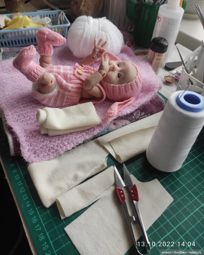 Закончила кнопочку — Авторские шарнирные куклы своими руками: лепка (фото 6)