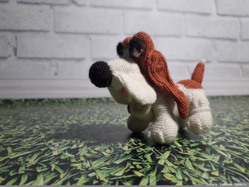 Бассет — Вязаные игрушки и амигуруми: крючком (фото 8)