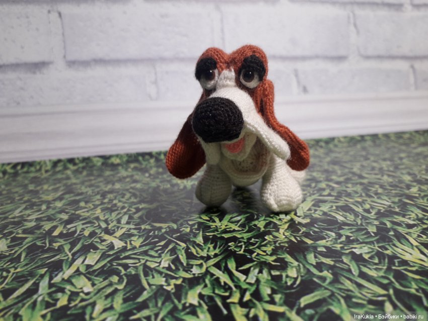 Бассет — Вязаные игрушки и амигуруми: крючком (фото 3)