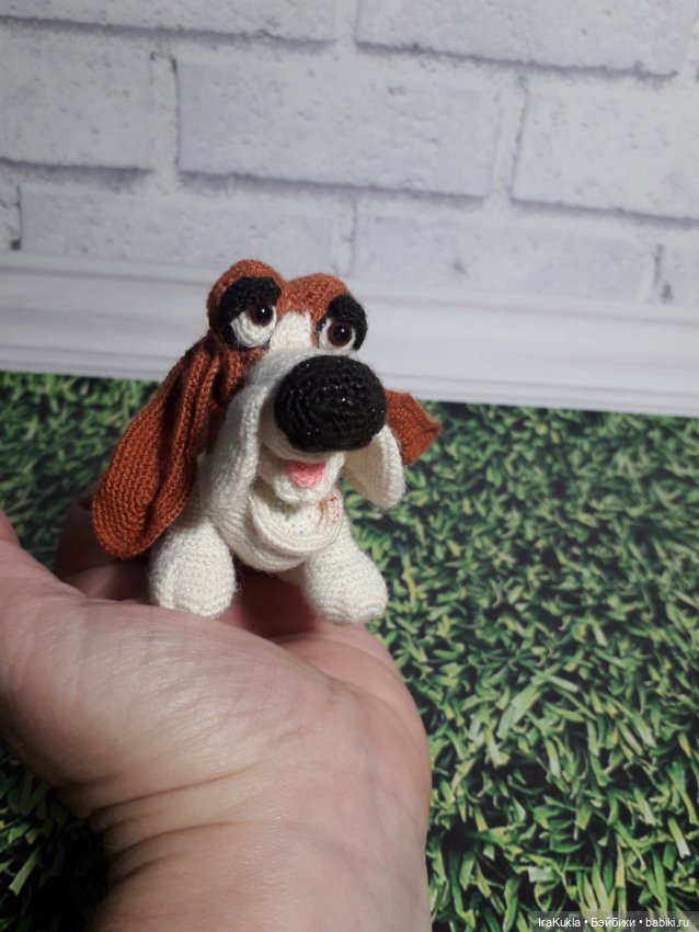 Бассет — Вязаные игрушки и амигуруми: крючком