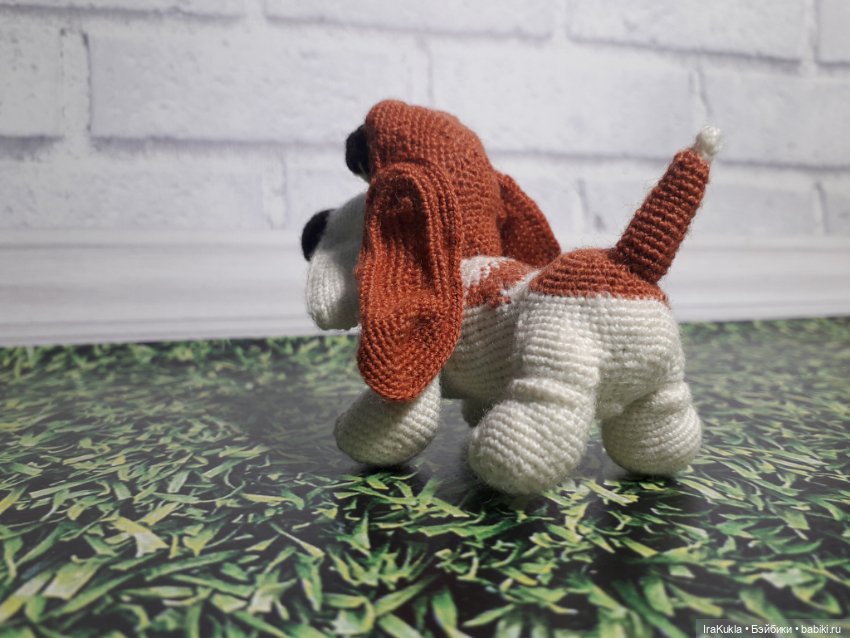 Бассет — Вязаные игрушки и амигуруми: крючком (фото 7)