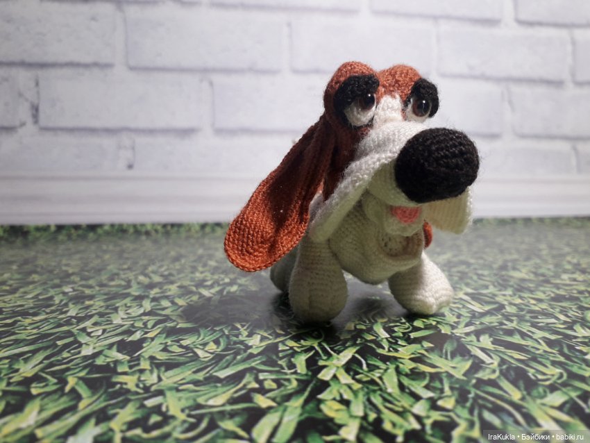 Бассет — Вязаные игрушки и амигуруми: крючком (фото 9)