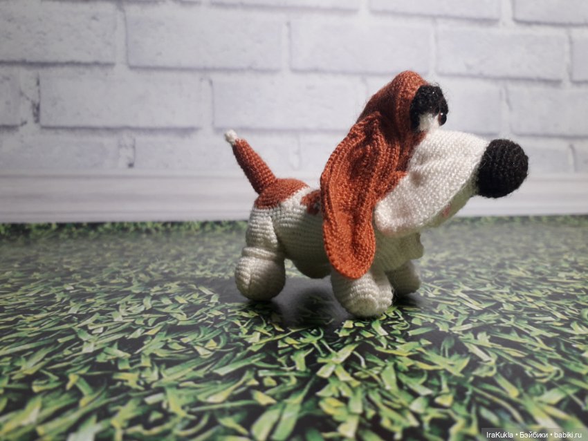 Бассет — Вязаные игрушки и амигуруми: крючком (фото 10)