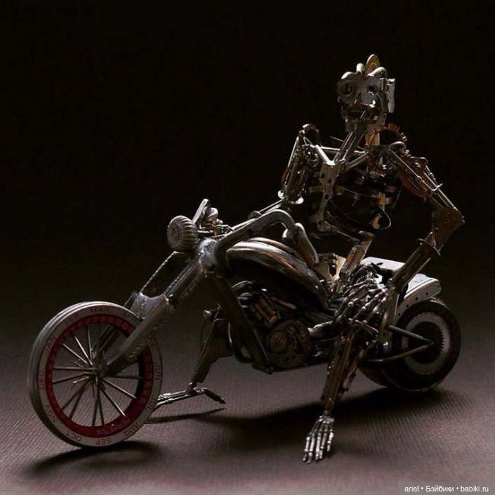 Эффектные крошечные скульптуры из переработанных часов от Сью Беатрис (Sue Beatrice) (фото 9)