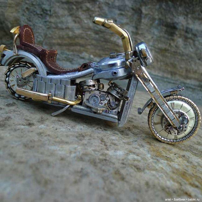 Эффектные крошечные скульптуры из переработанных часов от Сью Беатрис (Sue Beatrice) (фото 7)