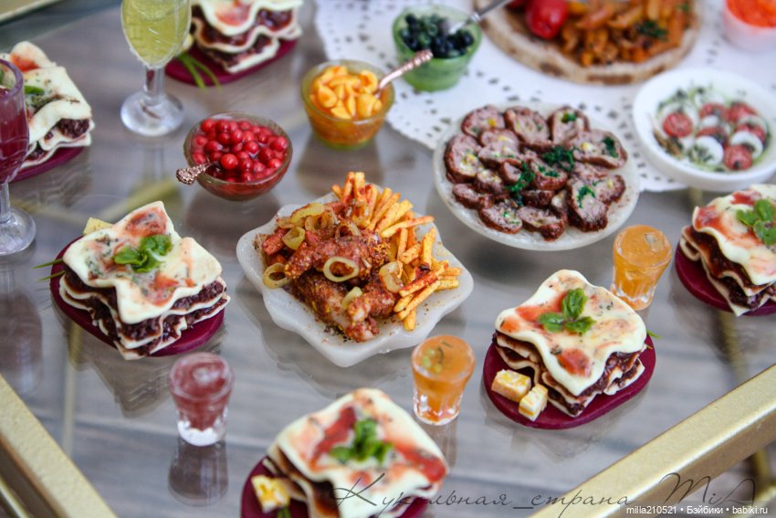 Вкусные выходные — Кукольная миниатюра своими руками: еда (фото 3)