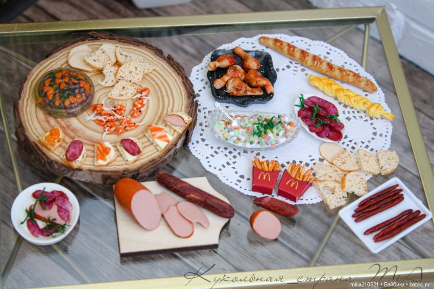 Вкусные выходные — Кукольная миниатюра своими руками: еда (фото 9)