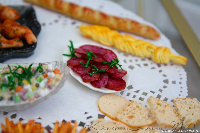 Вкусные выходные — Кукольная миниатюра своими руками: еда