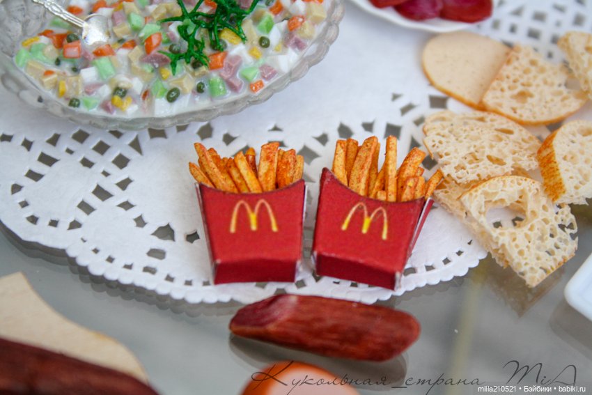 Вкусные выходные — Кукольная миниатюра своими руками: еда