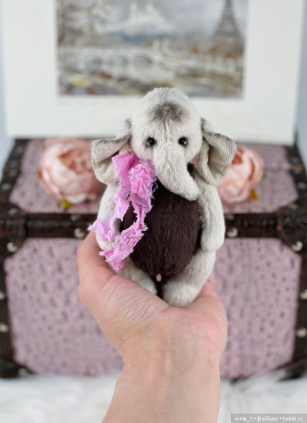 Тедди слоник Нильс — Авторские мишки Тедди и друзья: фото (фото 2)