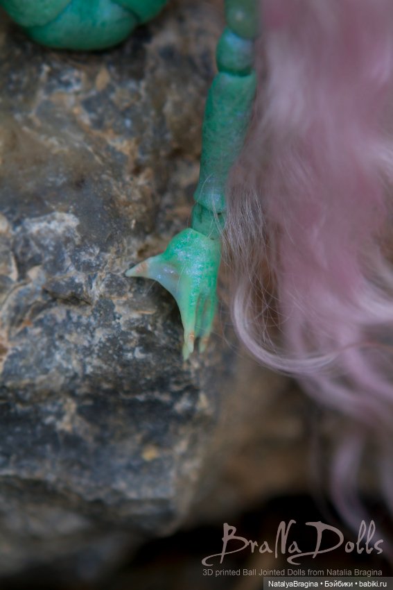 Русалка 17см — Авторские шарнирные куклы своими руками: лепка (фото 3)