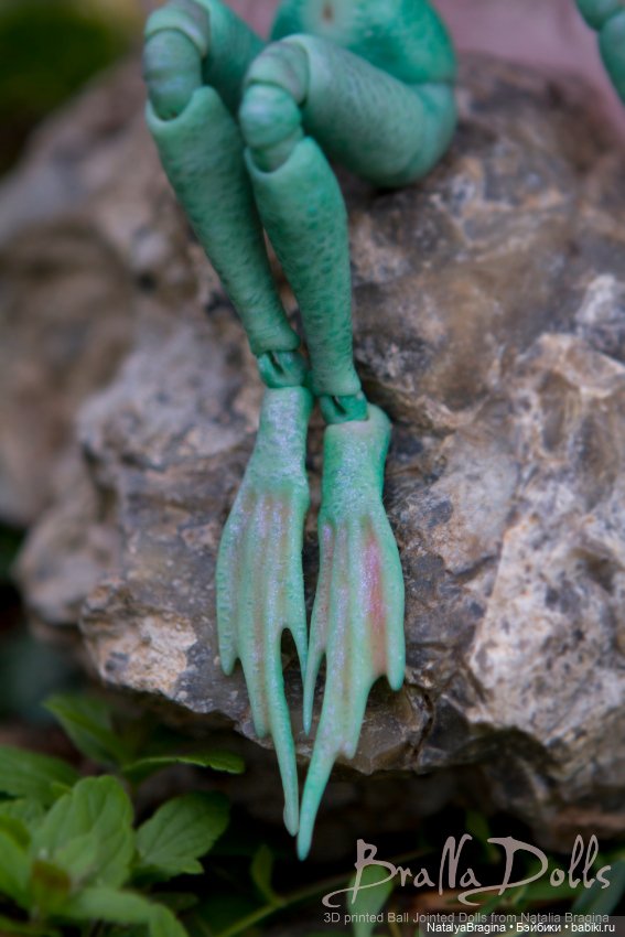 Русалка 17см — Авторские шарнирные куклы своими руками: лепка (фото 5)