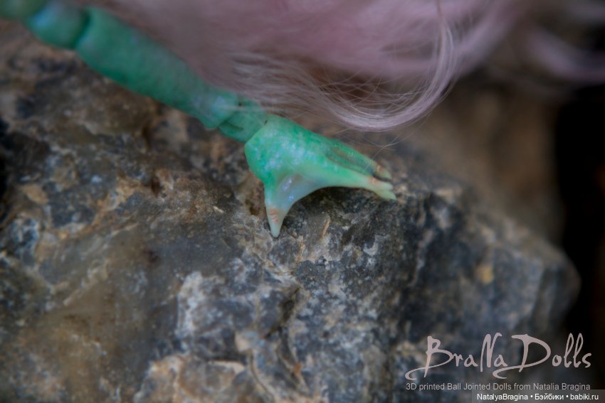 Русалка 17см — Авторские шарнирные куклы своими руками: лепка (фото 4)