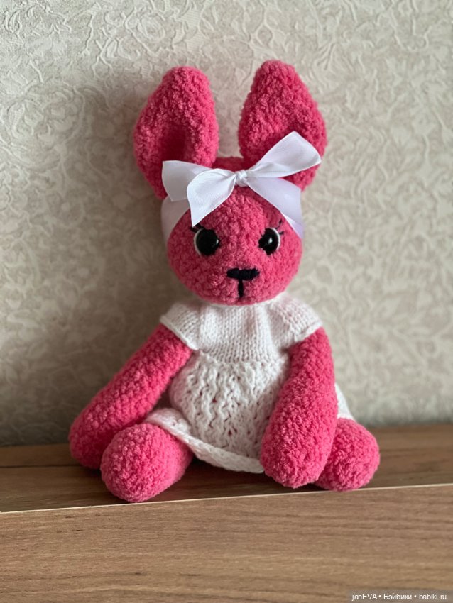 Зайка — Вязаные игрушки и амигуруми: крючком (фото 8)