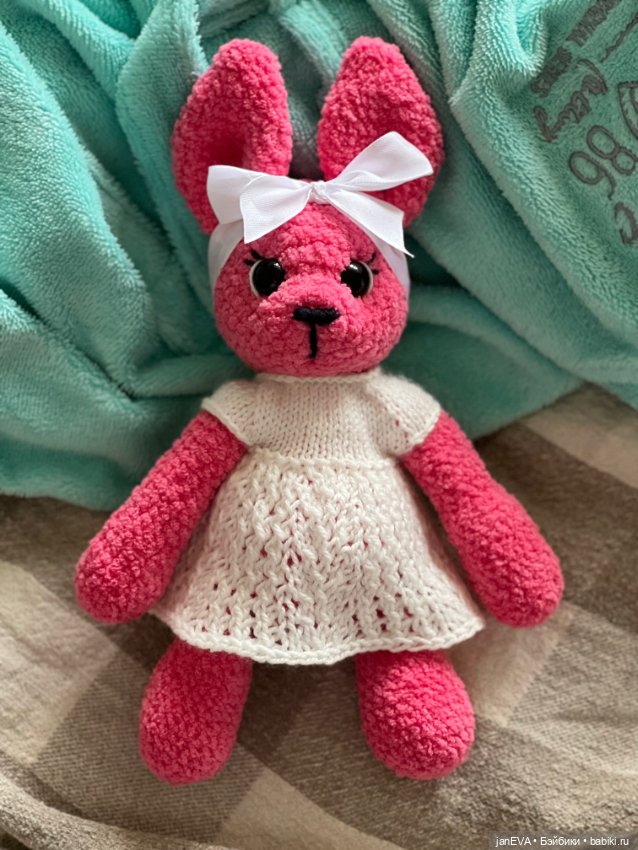Зайка — Вязаные игрушки и амигуруми: крючком (фото 7)