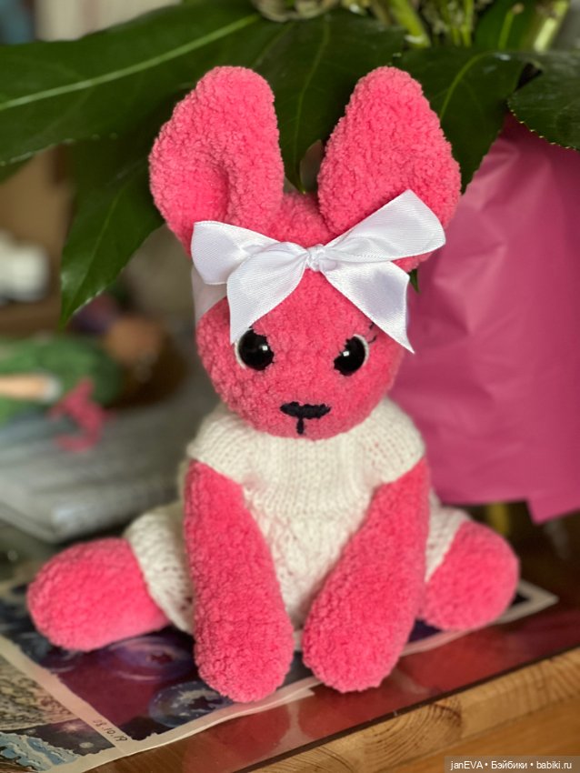 Зайка — Вязаные игрушки и амигуруми: крючком (фото 6)