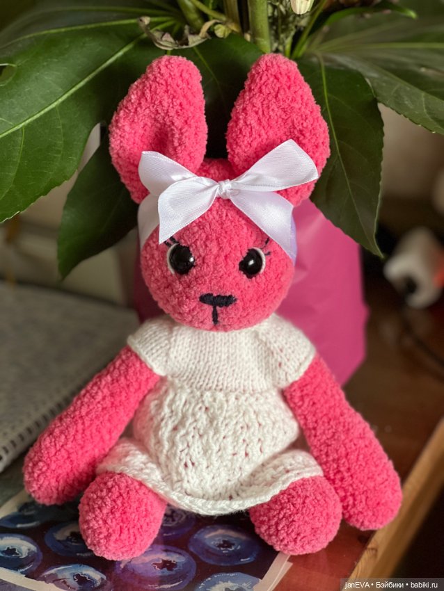 Зайка — Вязаные игрушки и амигуруми: крючком (фото 4)