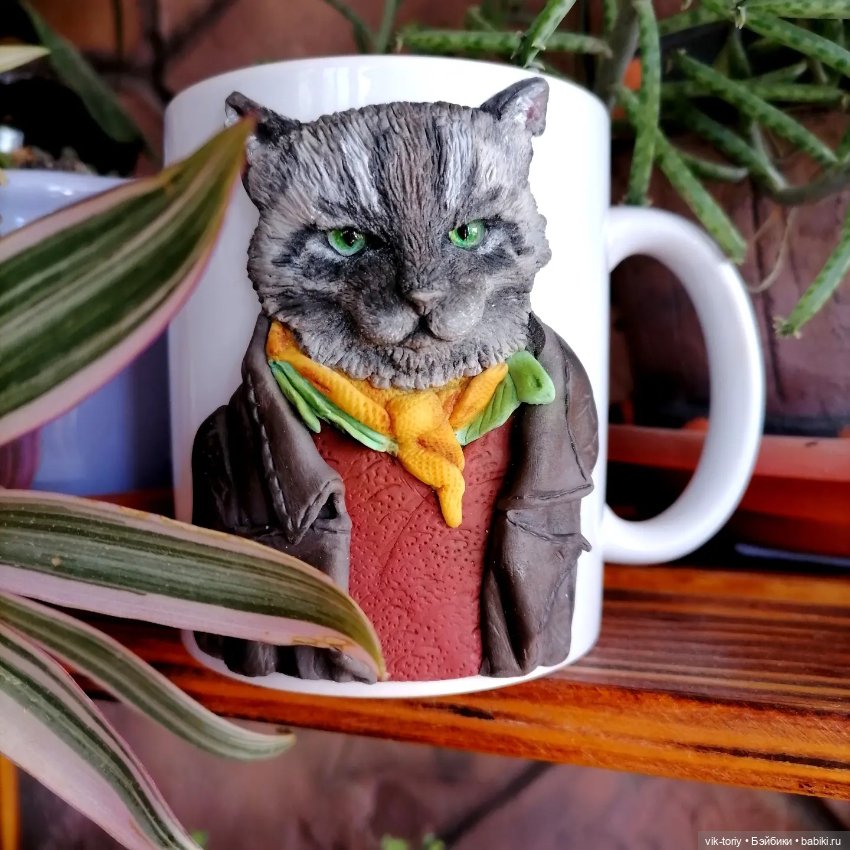 Леплю... Брутальный кот — Наши хобби и творчество: вышивка (фото 4)