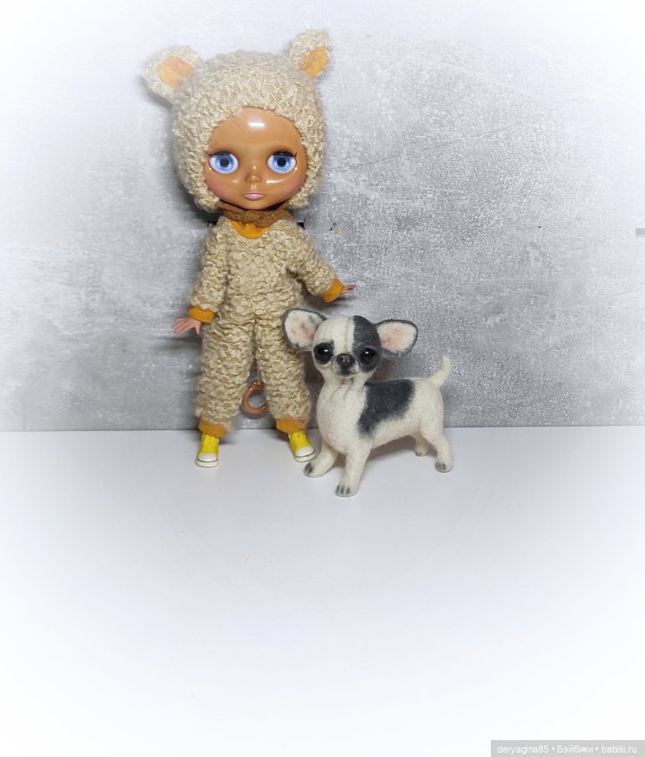 Чихуахуа — Валяные игрушки из шерсти: сухое валяние (фото 4)