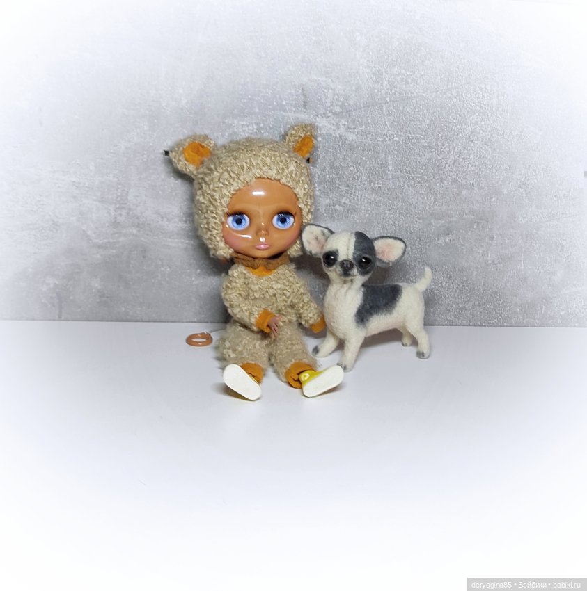 Чихуахуа — Валяные игрушки из шерсти: сухое валяние (фото 5)