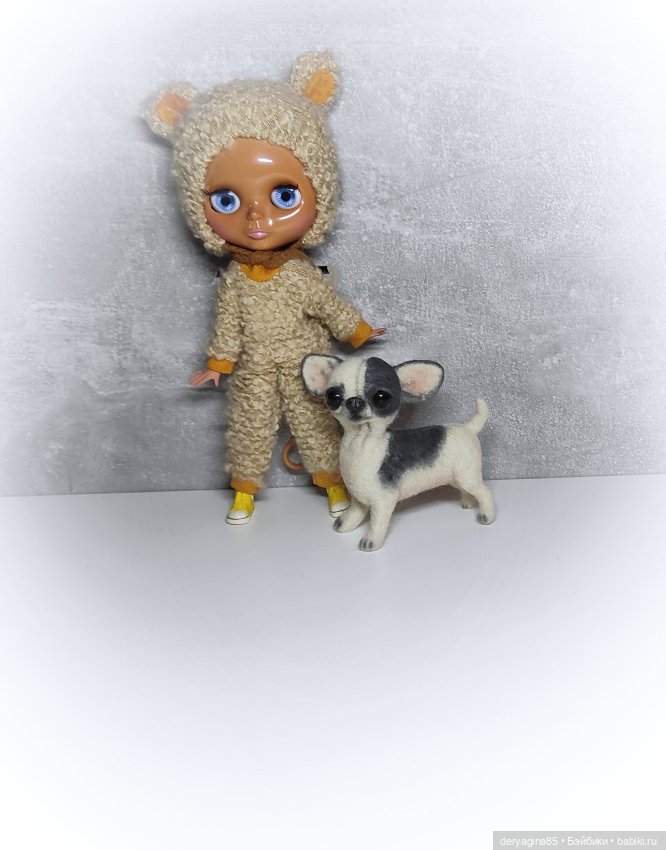 Чихуахуа — Валяные игрушки из шерсти: сухое валяние (фото 3)