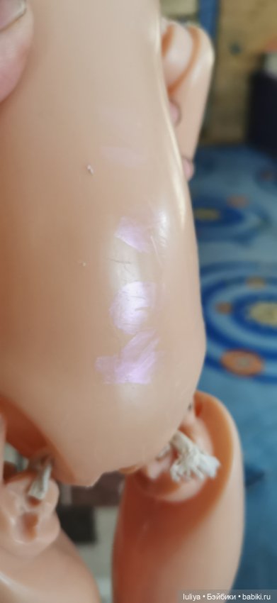 Моя девочка из детства — Ремонт кукол СССР и ГДР (немок): чернота (фото 2)