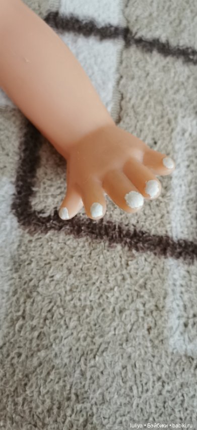 Моя девочка из детства — Ремонт кукол СССР и ГДР (немок): чернота (фото 3)