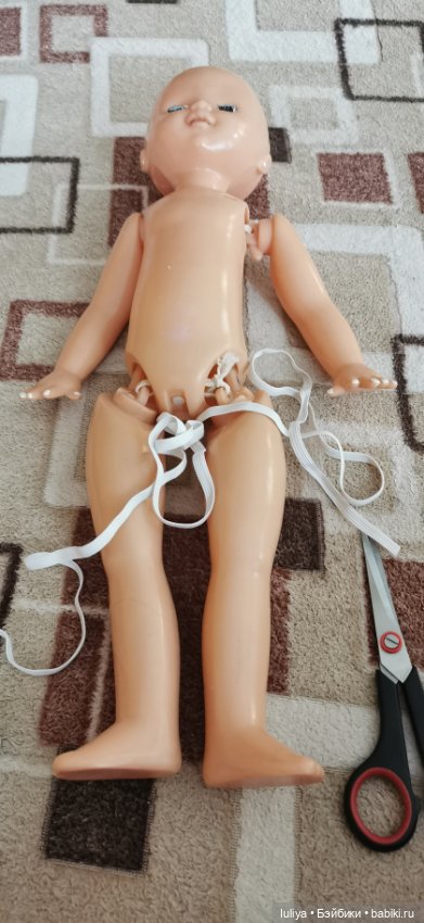 Моя девочка из детства — Ремонт кукол СССР и ГДР (немок): чернота (фото 10)