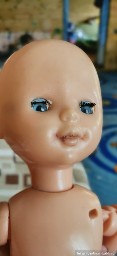 Моя девочка из детства — Ремонт кукол СССР и ГДР (немок): чернота (фото 4)