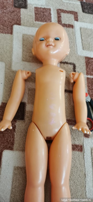 Моя девочка из детства — Ремонт кукол СССР и ГДР (немок): чернота