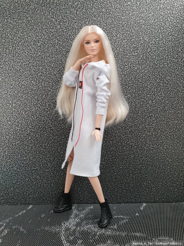 Оленька. Платье — Одежда и обувь для кукол своими руками: фото (фото 4)