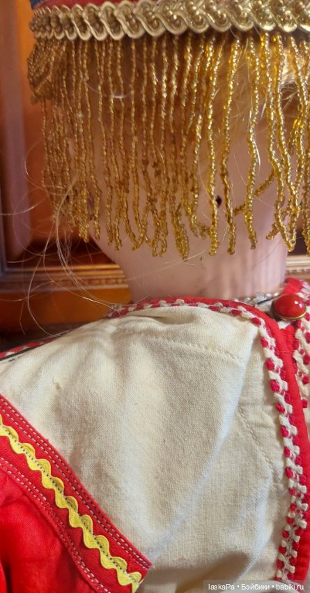 Русский костюм для куклы — Куклы Adam Szrajer (Шраер) и Fingerhut (Фингергут): Польша (фото 3)